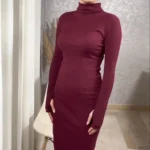 ماکسی یقه اسکی فینگردار - Image 3